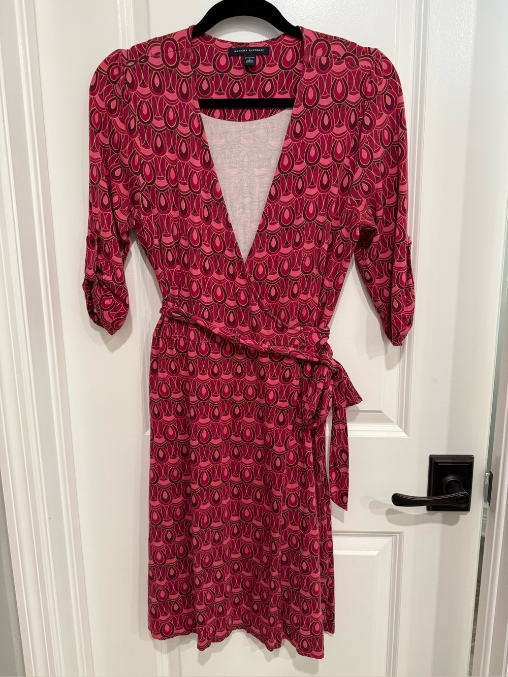 Pink Wrap Dress
